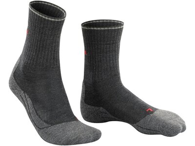 FALKE TK2 Wool Silk Damen Socken Grau