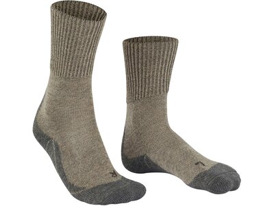 FALKE TK1 Wool Herren Socken Braun