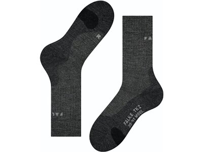 FALKE TK2 Wool Damen Socken Grau