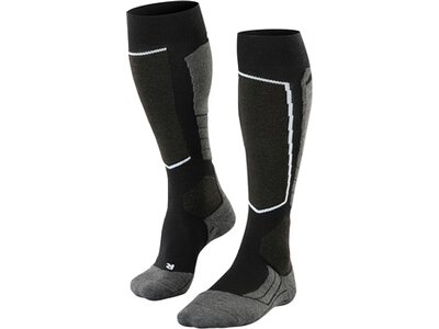 FALKE SK2 Wool Herren Kniestrümpfe Schwarz