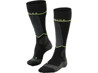 FALKE SK Energizing Wool Herren Kniestrümpfe Schwarz