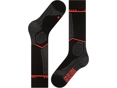 FALKE SK Energizing Wool Damen Kniestrümpfe Schwarz