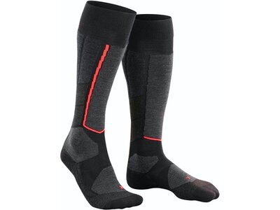 FALKE ST4 Wool Damen Kniestrümpfe Schwarz