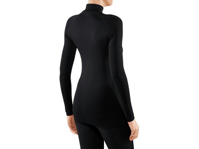 FALKE Damen Langarmshirt Maximum Warm Schwarz