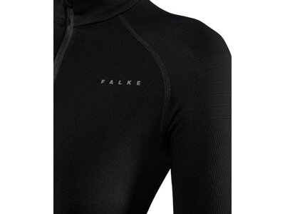 FALKE Damen Langarmshirt Maximum Warm Schwarz
