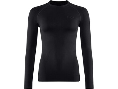 FALKE Damen Langarmshirt Maximum Warm Schwarz