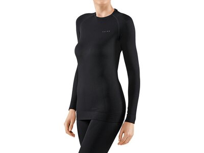 FALKE Damen Langarmshirt Maximum Warm Schwarz