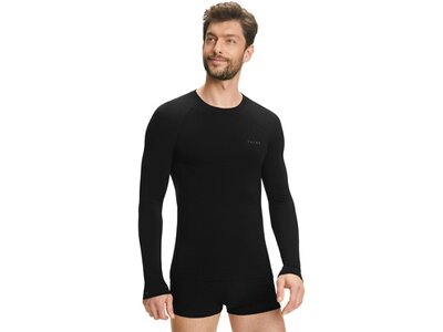 FALKE Herren Langarmshirt Wool-Tech Light Schwarz