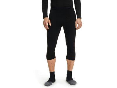 FALKE Herren 3/4 Tights Wool-Tech Light Schwarz