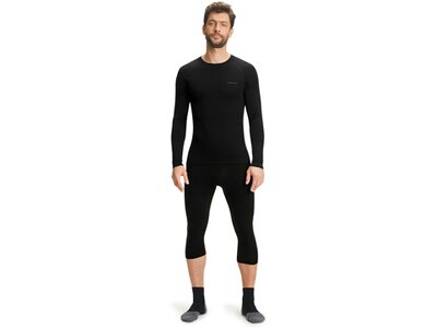 FALKE Herren 3/4 Tights Wool-Tech Light Schwarz