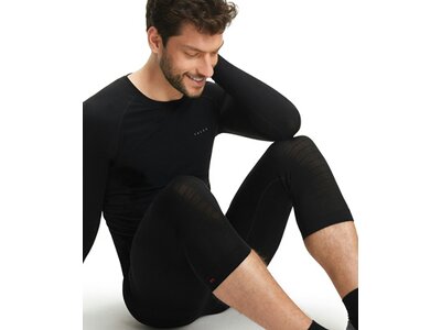 FALKE Herren 3/4 Tights Wool-Tech Light Schwarz