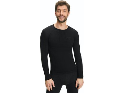 FALKE Herren Langarmshirt Wool-Tech Schwarz