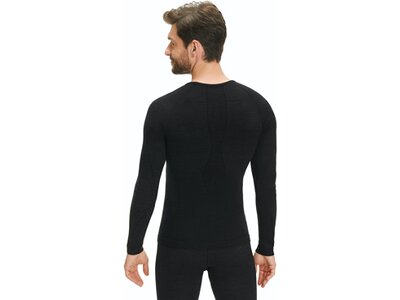 FALKE Herren Langarmshirt Wool-Tech Schwarz