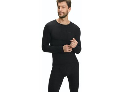 FALKE Herren Langarmshirt Wool-Tech Schwarz
