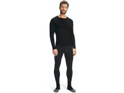 FALKE Herren Langarmshirt Wool-Tech Schwarz
