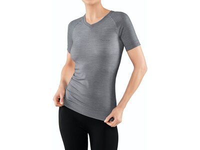 FALKE Damen Kurzarmshirt Wool-Tech Light Grau