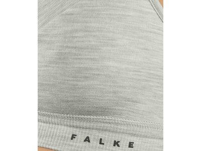 FALKE Damen Sport-BH Wool-Tech Light Grau