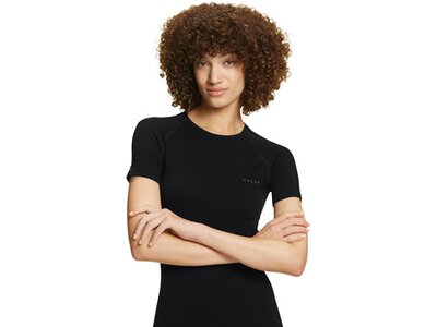 FALKE Damen Unterhemd WT Light Shortsl. Shirt Regular w Schwarz