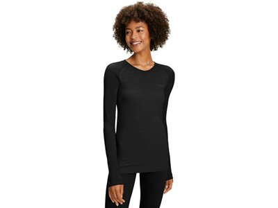 FALKE Damen Unterhemd WT Light Longsl. Shirt Regular w Schwarz
