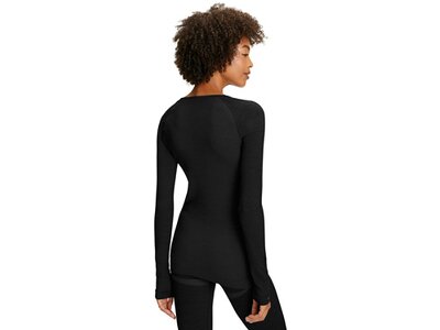 FALKE Damen Unterhemd WT Light Longsl. Shirt Regular w Schwarz