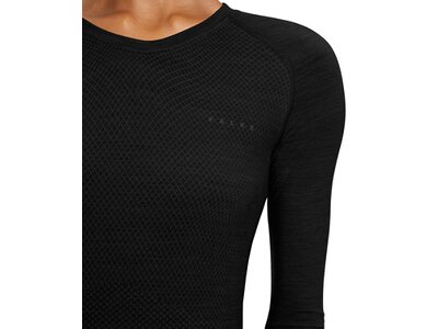FALKE Damen Unterhemd WT Light Longsl. Shirt Regular w Schwarz