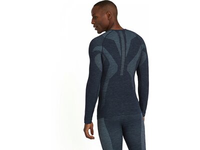 FALKE Herren Unterhemd WT Longsleeve m Blau