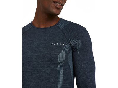 FALKE Herren Unterhemd WT Longsleeve m Blau