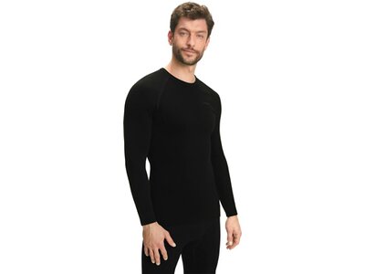 FALKE Herren Langarmshirt Maximum Warm Schwarz