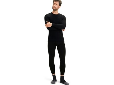 FALKE Herren Langarmshirt Maximum Warm Schwarz