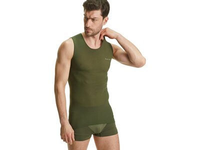 FALKE Herren Unterhemd C Singlet Regular m Grün