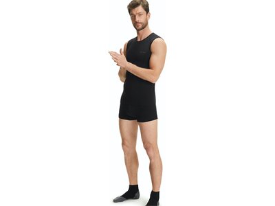 FALKE Herren Singlet Warm Schwarz