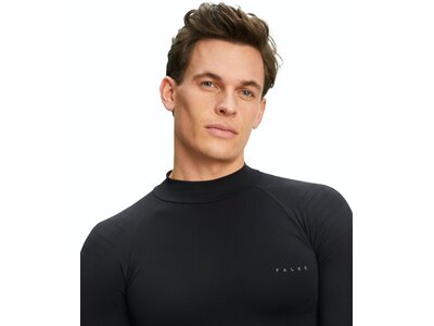 FALKE Herren Langarmshirt Warm Schwarz