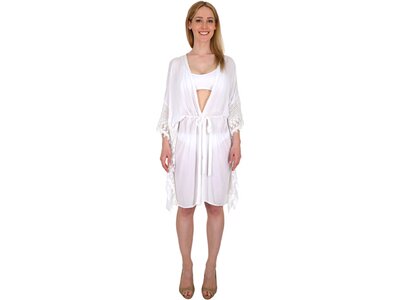 OLYMPIA Damen Tunika Bluse Weiß