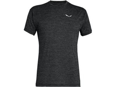 SALEWA Herren Shirt Puez Melange Dry M S/s TEE Schwarz