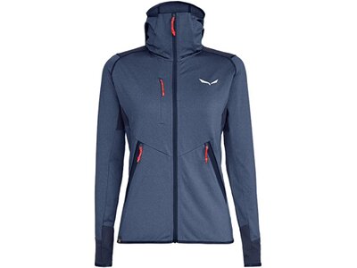 SALEWA Damen Fleecejacke "Agner Hybrid Polarlite Durastretch" Blau