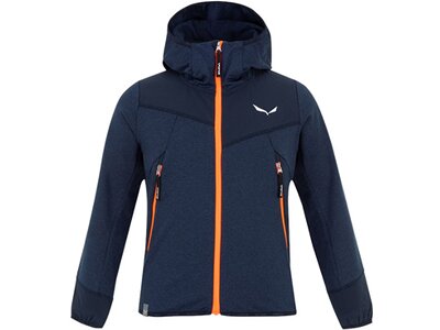 SALEWA Kinder Unterjacke AGNER MELANGE PL K FZ HDY Blau