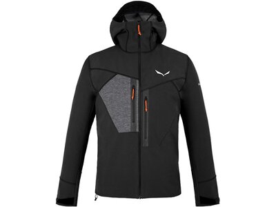 SALEWA Herren Softshelljacke "Comici Stormwall" Schwarz