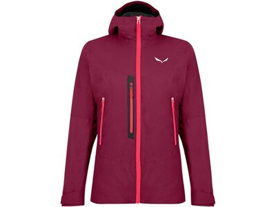 SALEWA Damen Funktionsjacke PELMO PTX 2L W CONVERTIBLE JKT Rot