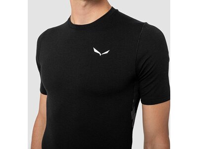 SALEWA Herren Shirt CRISTALLO WARM AMR M T-SRT Schwarz