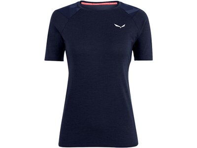SALEWA Damen Shirt CRISTALLO WARM AMR W T-SRT. Blau