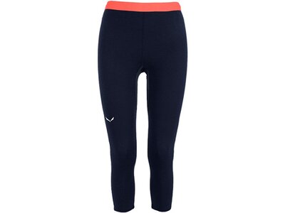 SALEWA Damen Tight CRISTALLO WARM AMR W 3/4TIGHT. Blau