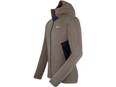 SALEWA Herren Funktionsjacke LAVAREDO HEMP M HOODED JKT. Braun