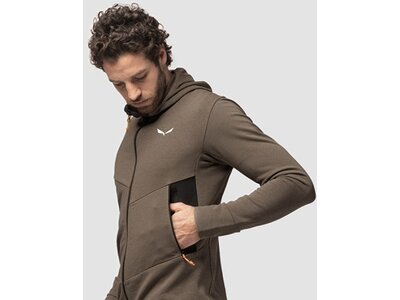 SALEWA Herren Funktionsjacke LAVAREDO HEMP M HOODED JKT. Braun