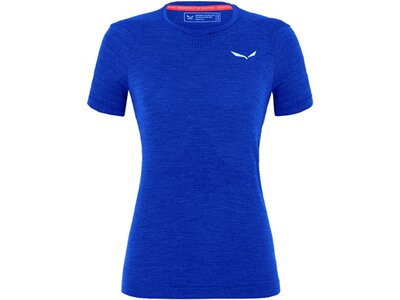 SALEWA Damen Shirt PEDROC AMR W SEAMLESS T-SHIRT Blau