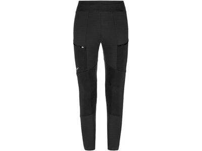 SALEWA Damen Tight PUEZ DRY RESP W CARGO TIGHTS Schwarz