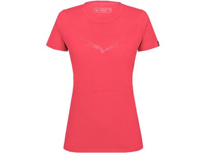 SALEWA Damen Shirt PURE EAGLE SKETCH AM W T-SHIRT Rot