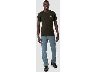 SALEWA Herren Shirt PURE LOGO POCKET AM M T-SHIRT. Grau