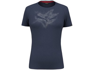 SALEWA Damen Shirt PURE CHALK DRY W T-SHIRT Grau