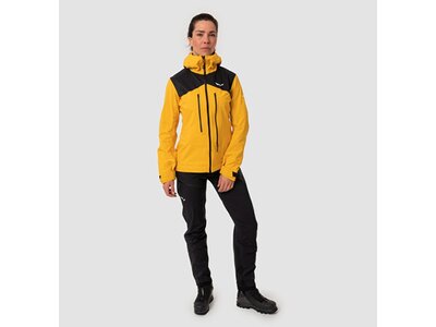 SALEWA Damen Funktionsjacke ORTLES PTX 3L W JACKET Gold