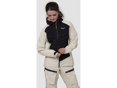 SALEWA Damen Funktionsjacke SELLA PTX 3L W HYB JACKET Braun